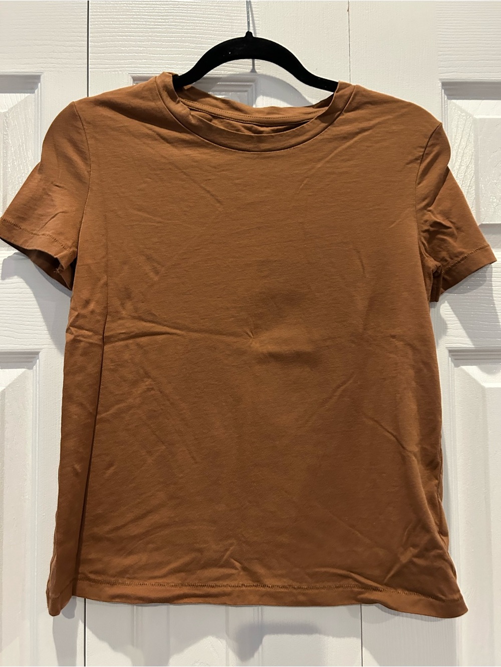 GAP Women's Short Sleeve Crewneck Tee - Brown